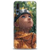 Phoenix Cep Kılıf HD Baskılı Kılıf + SERAMİK TAM KAPLAYAN EKRAN KORUYUCU 257 Beyaz - Fuşya Huawei P20 Pro ile uyumlu