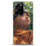 Phoenix Cep Kılıf HD Baskılı Kılıf + SERAMİK TAM KAPLAYAN EKRAN KORUYUCU 257 Siyah - Bordo Xiaomi Poco X5 Pro 5G ile uyumlu
