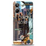 Phoenix Cep Kılıf HD Baskılı Kılıf + SERAMİK TAM KAPLAYAN EKRAN KORUYUCU 265 Beyaz - Sarı Realme 10 4G ile uyumlu
