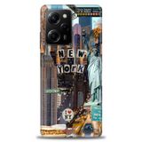 Phoenix Cep Kılıf HD Baskılı Kılıf + SERAMİK TAM KAPLAYAN EKRAN KORUYUCU 265 Beyaz Xiaomi Poco X5 Pro 5G ile uyumlu