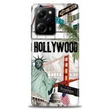 Phoenix Cep Kılıf HD Baskılı Kılıf + SERAMİK TAM KAPLAYAN EKRAN KORUYUCU 267 Beyaz - Altın - Siyah Xiaomi Poco X5 Pro 5G ile uyumlu
