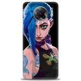 Phoenix Cep Kılıf HD Baskılı Kılıf + SERAMİK TAM KAPLAYAN EKRAN KORUYUCU 271 Siyah - Beyaz - Gri Xiaomi Poco F2 Pro ile uyumlu