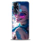Phoenix Cep Kılıf HD Baskılı Kılıf + SERAMİK TAM KAPLAYAN EKRAN KORUYUCU 274 Beyaz - Kırmızı Tecno Pova Neo ile uyumlu