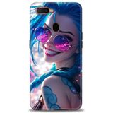 Phoenix Cep Kılıf HD Baskılı Kılıf + SERAMİK TAM KAPLAYAN EKRAN KORUYUCU 274 Siyah - Beyaz - Gri Oppo AX7 ile uyumlu