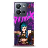 Phoenix Cep Kılıf HD Baskılı Kılıf + SERAMİK TAM KAPLAYAN EKRAN KORUYUCU 275 Beyaz Çicek Desenli Vivo Y36 ile uyumlu