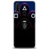 Phoenix Cep Kılıf HD Baskılı Kılıf + SERAMİK TAM KAPLAYAN EKRAN KORUYUCU 283 Beyaz Desenli Oppo A31 ile uyumlu