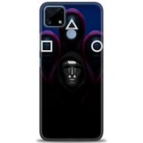 Phoenix Cep Kılıf HD Baskılı Kılıf + SERAMİK TAM KAPLAYAN EKRAN KORUYUCU 283 Beyaz - Kalp Realme C25S ile uyumlu