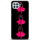 Phoenix Cep Kılıf HD Baskılı Kılıf + SERAMİK TAM KAPLAYAN EKRAN KORUYUCU 284 Beyaz - Taba Oppo A73 ile uyumlu