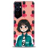 Phoenix Cep Kılıf HD Baskılı Kılıf + SERAMİK TAM KAPLAYAN EKRAN KORUYUCU 289 Siyah - Açık Kırmızı Tecno Pova Neo 2 ile uyumlu