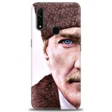 Phoenix Cep Kılıf HD Baskılı Kılıf + SERAMİK TAM KAPLAYAN EKRAN KORUYUCU 29 Beyaz - Sarı Oppo A31 ile uyumlu
