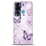 Phoenix Cep Kılıf HD Baskılı Kılıf + SERAMİK TAM KAPLAYAN EKRAN KORUYUCU 292 Beyaz Desenli Tecno Pova Neo ile uyumlu