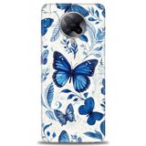 Phoenix Cep Kılıf HD Baskılı Kılıf + SERAMİK TAM KAPLAYAN EKRAN KORUYUCU 294 Beyaz - Lacivert Xiaomi Poco F2 Pro ile uyumlu