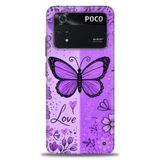 Phoenix Cep Kılıf HD Baskılı Kılıf + SERAMİK TAM KAPLAYAN EKRAN KORUYUCU 298 Beyaz - Mavi Xiaomi Poco M4 Pro 4G ile uyumlu