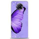 Phoenix Cep Kılıf HD Baskılı Kılıf + SERAMİK TAM KAPLAYAN EKRAN KORUYUCU 299 Beyaz - Mor - Siyah Xiaomi Poco F2 Pro ile uyumlu