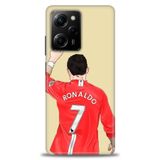 Phoenix Cep Kılıf HD Baskılı Kılıf + SERAMİK TAM KAPLAYAN EKRAN KORUYUCU 3 Beyaz Çicek Desenli Xiaomi Poco X5 Pro 5G ile uyumlu