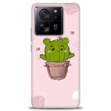 Phoenix Cep Kılıf HD Baskılı Kılıf + SERAMİK TAM KAPLAYAN EKRAN KORUYUCU 304 Beyaz Çicek Desenli Xiaomi Mi 13T ile uyumlu