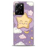 Phoenix Cep Kılıf HD Baskılı Kılıf + SERAMİK TAM KAPLAYAN EKRAN KORUYUCU 309 Siyah - Gri Xiaomi Poco X5 Pro 5G ile uyumlu