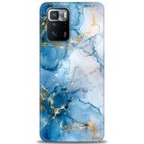 Phoenix Cep Kılıf HD Baskılı Kılıf + SERAMİK TAM KAPLAYAN EKRAN KORUYUCU 312 Beyaz - Pembe Xiaomi Poco X3 GT ile uyumlu