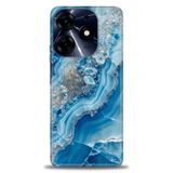 Phoenix Cep Kılıf HD Baskılı Kılıf + SERAMİK TAM KAPLAYAN EKRAN KORUYUCU 317 Siyah - Altın Tecno Spark 10 Pro ile uyumlu