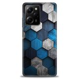 Phoenix Cep Kılıf HD Baskılı Kılıf + SERAMİK TAM KAPLAYAN EKRAN KORUYUCU 323 Beyaz - Koyu Mor Xiaomi Poco X5 Pro 5G ile uyumlu