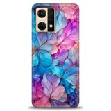 Phoenix Cep Kılıf HD Baskılı Kılıf + SERAMİK TAM KAPLAYAN EKRAN KORUYUCU 325 Beyaz - Titanium Oppo Reno 7 ile uyumlu