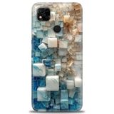 Phoenix Cep Kılıf HD Baskılı Kılıf + SERAMİK TAM KAPLAYAN EKRAN KORUYUCU 326 Beyaz Çicek Desenli Xiaomi Redmi 10A ile uyumlu