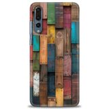 Phoenix Cep Kılıf HD Baskılı Kılıf + SERAMİK TAM KAPLAYAN EKRAN KORUYUCU 330 Beyaz Ahşap Huawei P20 Pro ile uyumlu