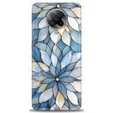 Phoenix Cep Kılıf HD Baskılı Kılıf + SERAMİK TAM KAPLAYAN EKRAN KORUYUCU 332 Beyaz - Altın Xiaomi Poco F2 Pro ile uyumlu
