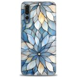 Phoenix Cep Kılıf HD Baskılı Kılıf + SERAMİK TAM KAPLAYAN EKRAN KORUYUCU 332 Beyaz Kalpler Huawei P20 Pro ile uyumlu