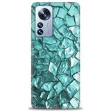 Phoenix Cep Kılıf HD Baskılı Kılıf + SERAMİK TAM KAPLAYAN EKRAN KORUYUCU 335 Beyaz Çicek Desenli Xiaomi Mi 12 ile uyumlu