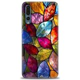 Phoenix Cep Kılıf HD Baskılı Kılıf + SERAMİK TAM KAPLAYAN EKRAN KORUYUCU 339 Siyah - Açık Mavi Huawei P20 Pro ile uyumlu