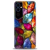 Phoenix Cep Kılıf HD Baskılı Kılıf + SERAMİK TAM KAPLAYAN EKRAN KORUYUCU 339 Siyah - Açık Mavi Tecno Pova Neo 2 ile uyumlu