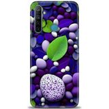 Phoenix Cep Kılıf HD Baskılı Kılıf + SERAMİK TAM KAPLAYAN EKRAN KORUYUCU 341 Beyaz - Kalp Realme 5i ile uyumlu