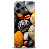 Phoenix Cep Kılıf HD Baskılı Kılıf + SERAMİK TAM KAPLAYAN EKRAN KORUYUCU 342 Beyaz - Sarı Xiaomi Redmi 12 ile uyumlu