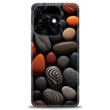 Phoenix Cep Kılıf HD Baskılı Kılıf + SERAMİK TAM KAPLAYAN EKRAN KORUYUCU 344 Beyaz Çicek Desenli Tecno Spark 10C ile uyumlu