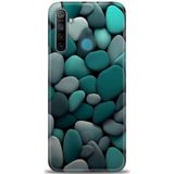 Phoenix Cep Kılıf HD Baskılı Kılıf + SERAMİK TAM KAPLAYAN EKRAN KORUYUCU 346 Siyah - Gold Realme 6i ile uyumlu