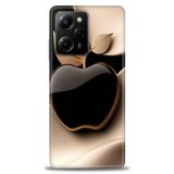 Phoenix Cep Kılıf HD Baskılı Kılıf + SERAMİK TAM KAPLAYAN EKRAN KORUYUCU 350 Siyah - Açık Mavi Xiaomi Poco X5 Pro 5G ile uyumlu