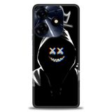 Phoenix Cep Kılıf HD Baskılı Kılıf + SERAMİK TAM KAPLAYAN EKRAN KORUYUCU 351 Beyaz - Sarı Tecno Spark 10 Pro ile uyumlu