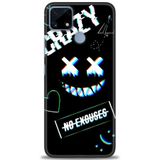 Phoenix Cep Kılıf HD Baskılı Kılıf + SERAMİK TAM KAPLAYAN EKRAN KORUYUCU 356 Beyaz Çicek Desenli Realme C25S ile uyumlu