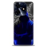 Phoenix Cep Kılıf HD Baskılı Kılıf + SERAMİK TAM KAPLAYAN EKRAN KORUYUCU 357 Beyaz - Yeşil Tecno Spark 10 Pro ile uyumlu