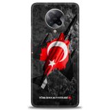 Phoenix Cep Kılıf HD Baskılı Kılıf + SERAMİK TAM KAPLAYAN EKRAN KORUYUCU 37 Beyaz Xiaomi Poco F2 Pro ile uyumlu