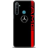 Phoenix Cep Kılıf HD Baskılı Kılıf + SERAMİK TAM KAPLAYAN EKRAN KORUYUCU 373 Beyaz - Taba Realme 6i ile uyumlu