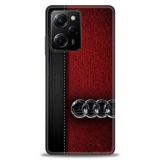 Phoenix Cep Kılıf HD Baskılı Kılıf + SERAMİK TAM KAPLAYAN EKRAN KORUYUCU 377 Beyaz - Mavi - Altın Xiaomi Poco X5 Pro 5G ile uyumlu
