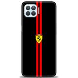 Phoenix Cep Kılıf HD Baskılı Kılıf + SERAMİK TAM KAPLAYAN EKRAN KORUYUCU 380 Beyaz - Sarı Oppo A73 ile uyumlu