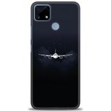 Phoenix Cep Kılıf HD Baskılı Kılıf + SERAMİK TAM KAPLAYAN EKRAN KORUYUCU 381 Beyaz - Kalp Realme C25S ile uyumlu