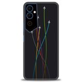 Phoenix Cep Kılıf HD Baskılı Kılıf + SERAMİK TAM KAPLAYAN EKRAN KORUYUCU 385 Siyah Tecno Pova Neo 2 ile uyumlu
