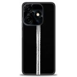 Phoenix Cep Kılıf HD Baskılı Kılıf + SERAMİK TAM KAPLAYAN EKRAN KORUYUCU 387 Beyaz - Mor Tecno Spark 10 Pro 4G ile uyumlu