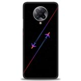 Phoenix Cep Kılıf HD Baskılı Kılıf + SERAMİK TAM KAPLAYAN EKRAN KORUYUCU 390 Beyaz - Kırmızı Xiaomi Poco F2 Pro ile uyumlu
