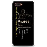 Phoenix Cep Kılıf HD Baskılı Kılıf + SERAMİK TAM KAPLAYAN EKRAN KORUYUCU 393 Beyaz - Kırmızı Oppo AX7 ile uyumlu