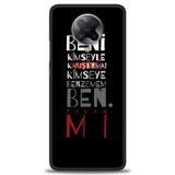 Phoenix Cep Kılıf HD Baskılı Kılıf + SERAMİK TAM KAPLAYAN EKRAN KORUYUCU 396 Beyaz - Mor Xiaomi Poco F2 Pro ile uyumlu